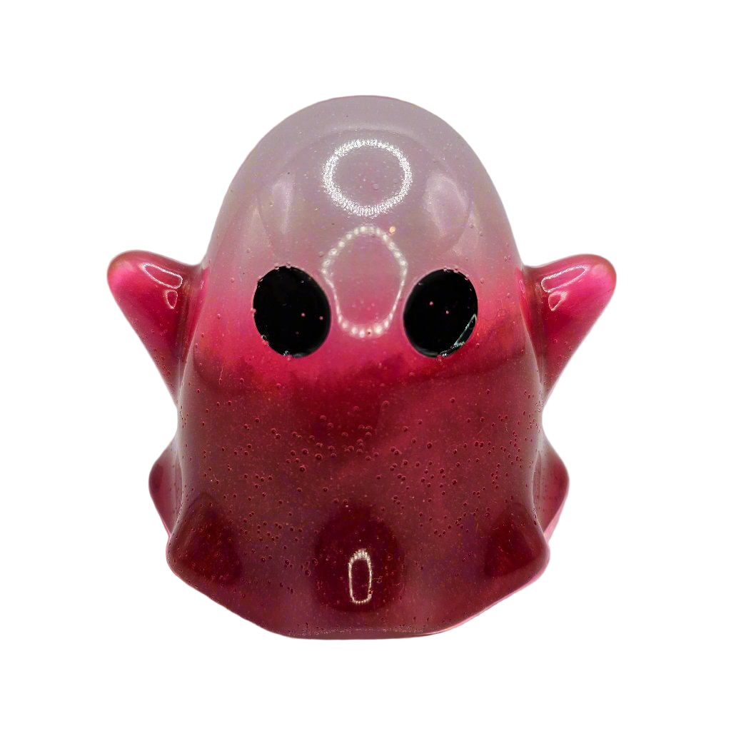 Spooky Kawaii Ghost Resin Figure Lamp for Halloween Decoration - Medium Size