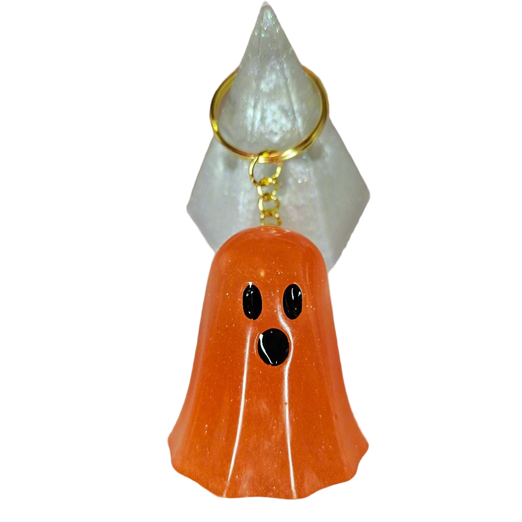 Spooky Ombre Ghost Glow-in-the-Dark Keychain