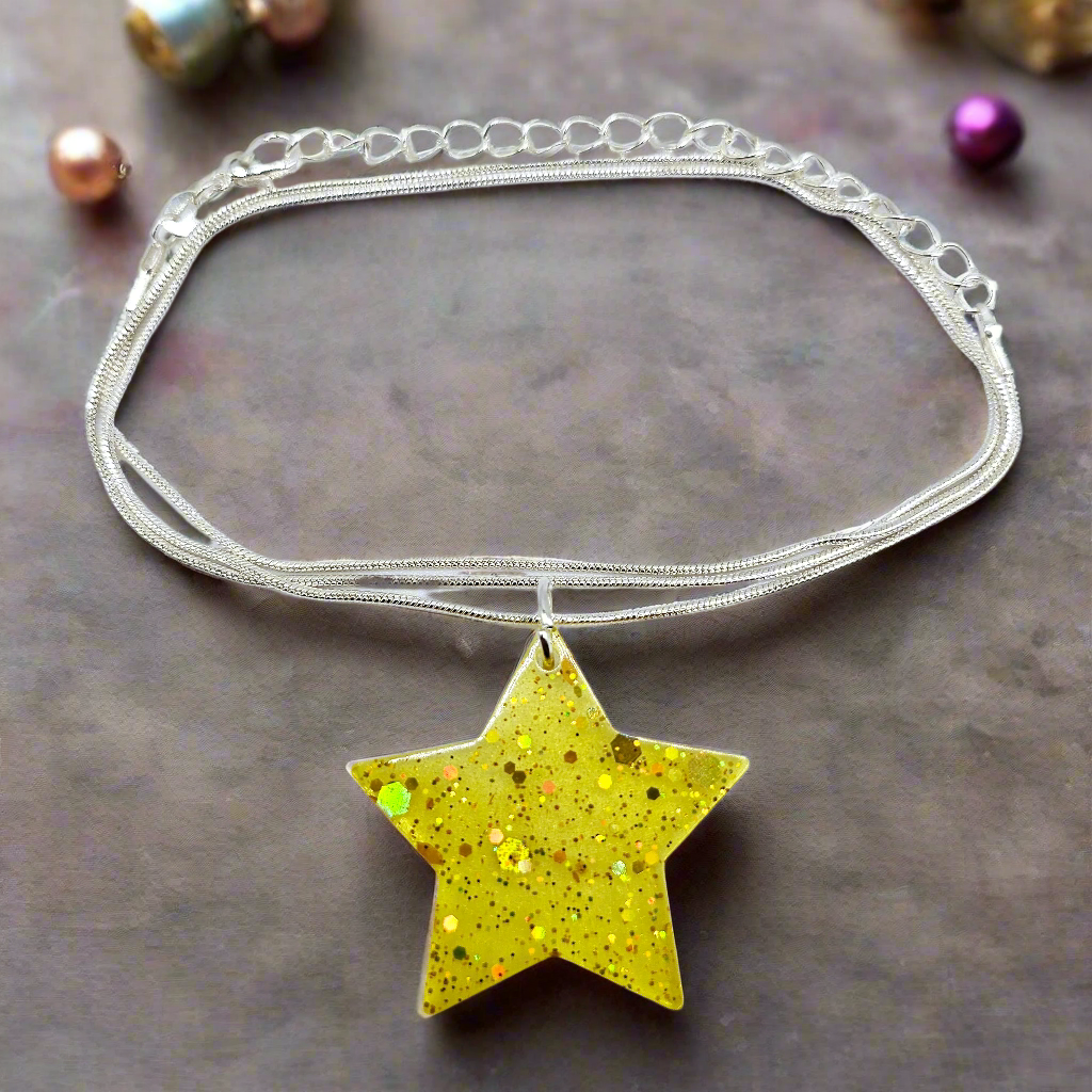 Magical Star Resin Necklace