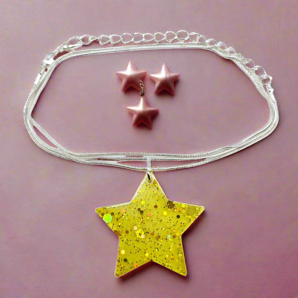 Magical Star Resin Necklace