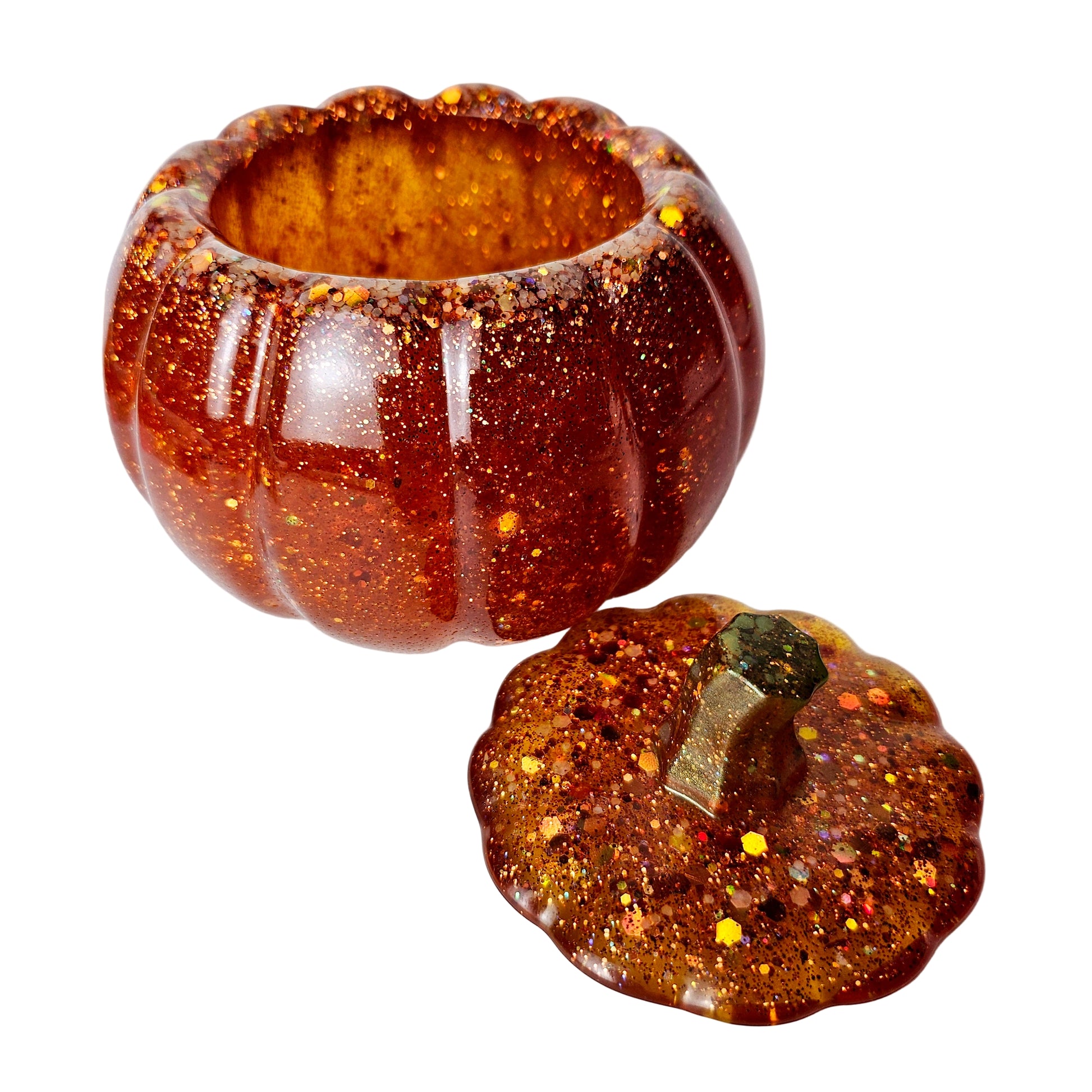 Pumpkin Resin Jewelry Box