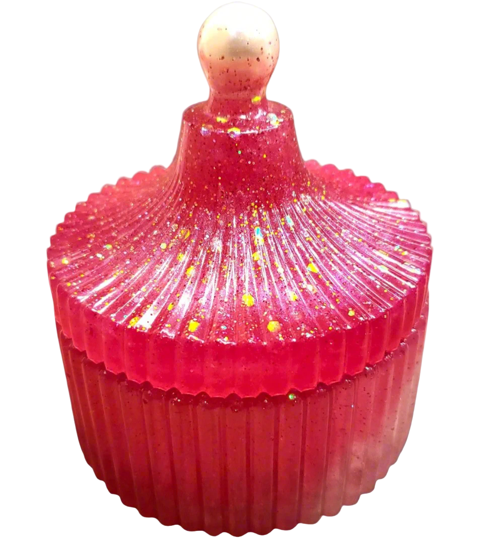 Elegant Handmade Resin Jewelry and Bathroom Box
