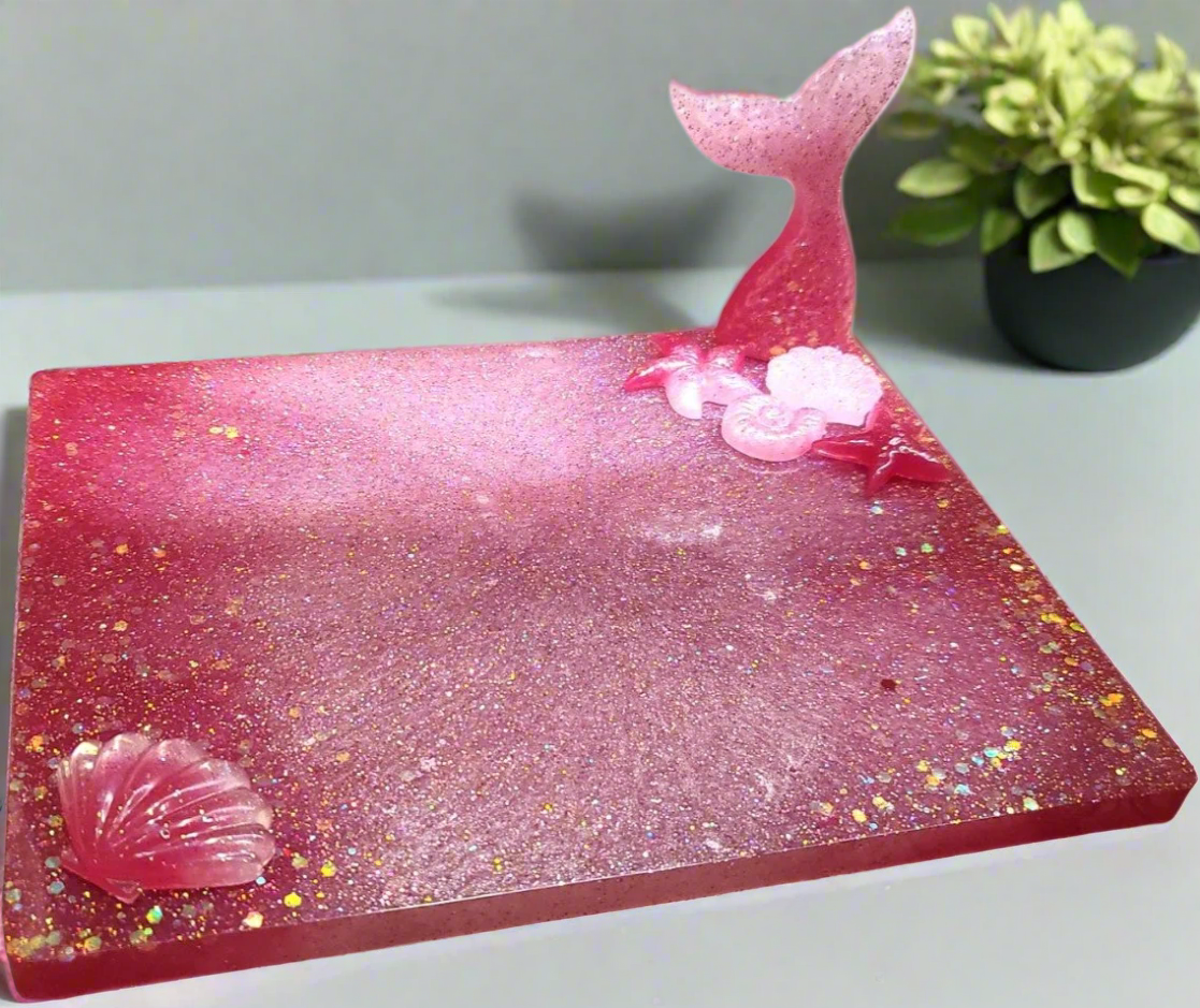 Mermaid Handmade Resin Jewelry and Bathroom Tray