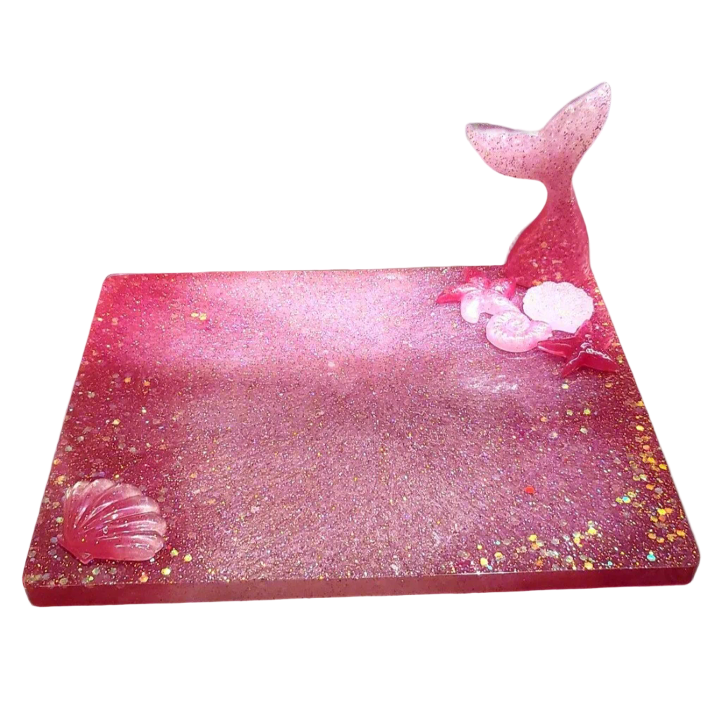 Mermaid Handmade Resin Jewelry and Bathroom Tray