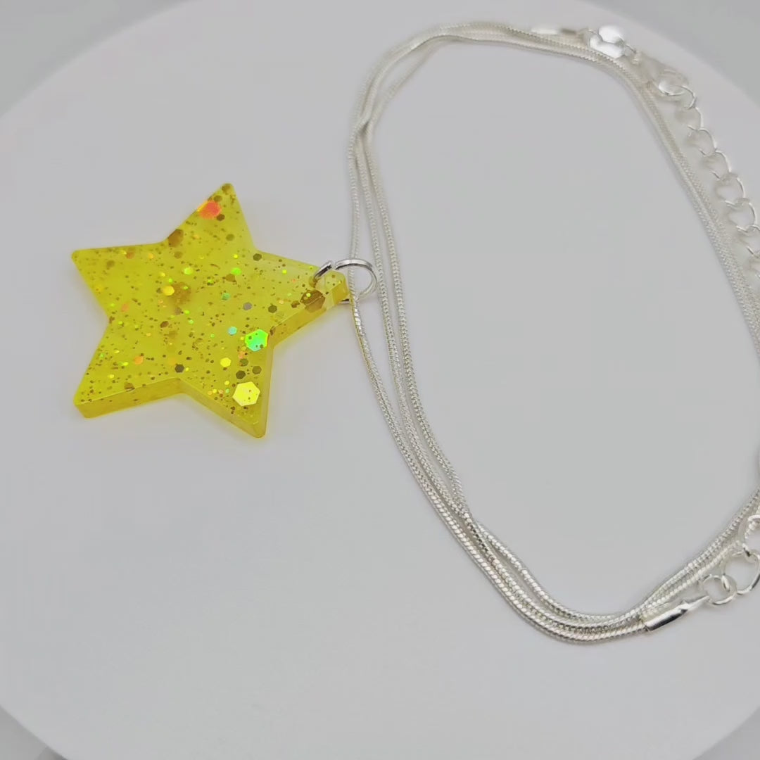 Magical Star Resin Necklace